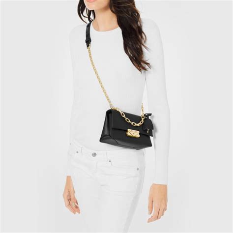 michael michael kors cece extra small leather crossbody|Michael Kors Crossbody thick strap.